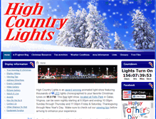 Tablet Screenshot of highcountrylights.com